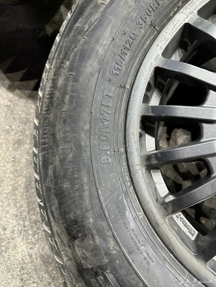 كفرات شاهين مع جنوط برايد خمسه مسمار مقاس 17 8