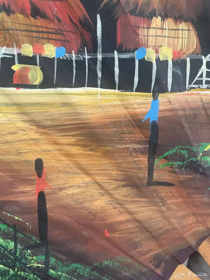 Hand-painted wall fan مرسومة يدويا على مروحة 11