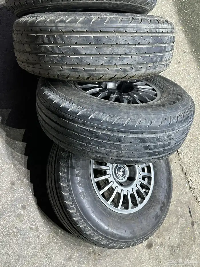 كفرات شاهين مع جنوط برايد خمسه مسمار مقاس 17 9