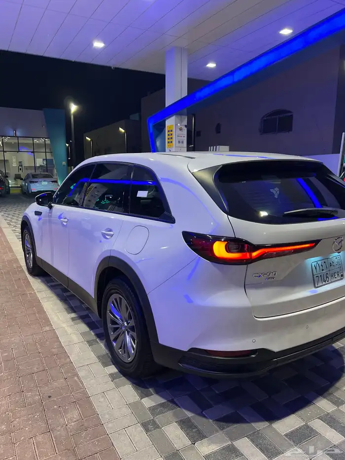 مازدا CX90 كور استخدام نظيف جدا ابيض 9