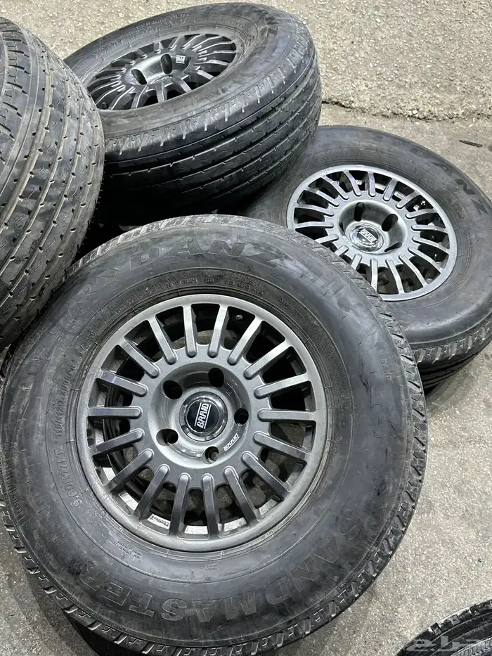 كفرات شاهين مع جنوط برايد خمسه مسمار مقاس 17 6