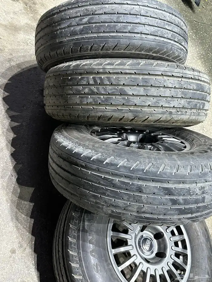 كفرات شاهين مع جنوط برايد خمسه مسمار مقاس 17 14