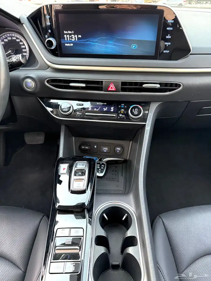 سوناتا 2021 فل كامل بدون بنورما بحالة الوكاله للبيع 15