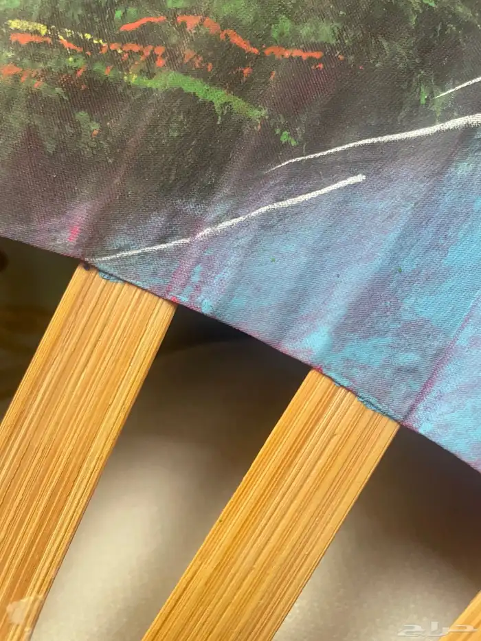 Hand-painted wall fan مرسومة يدويا على مروحة 15