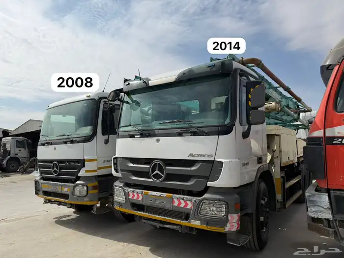 مرسيدس مضخة خرسانه جفالي افردايم مديل 2014 م 36 و 2008 2