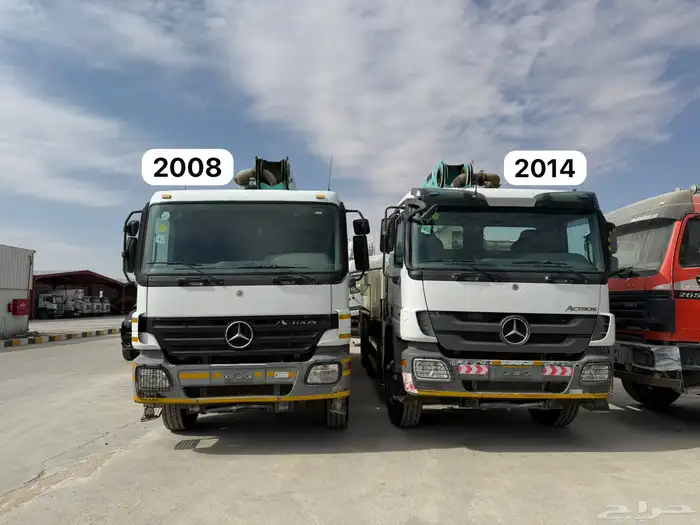 مرسيدس مضخة خرسانه جفالي افردايم مديل 2014 م 36 و 2008 1