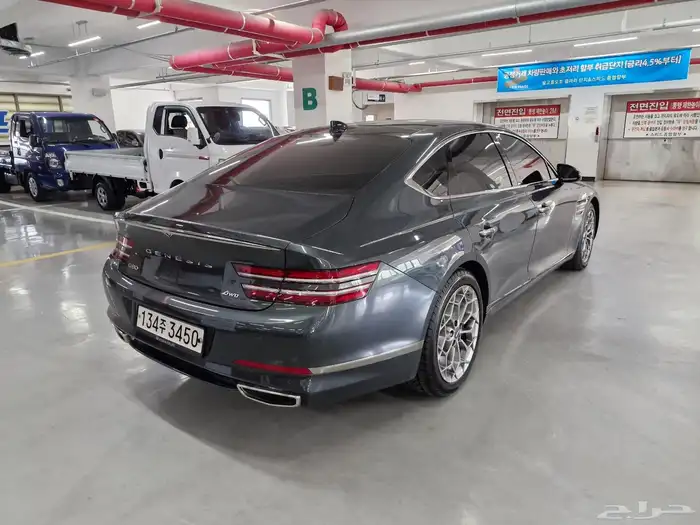 جينيسيس G80 موديل 2021 وارد كوريا بطاقة جمركيه تسليم فوري 2