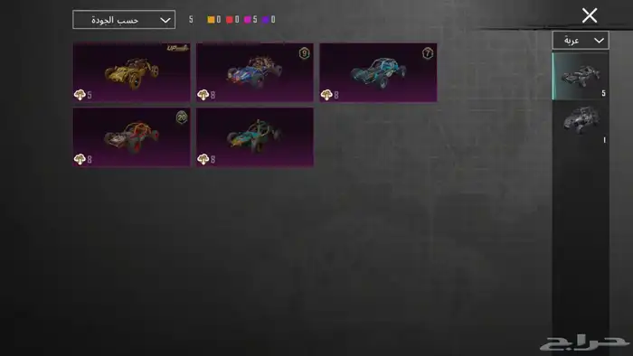 حساب ببجي 47