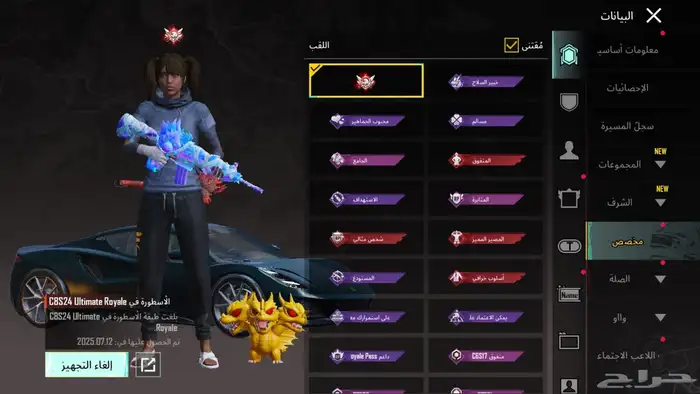 حساب ببجي 10