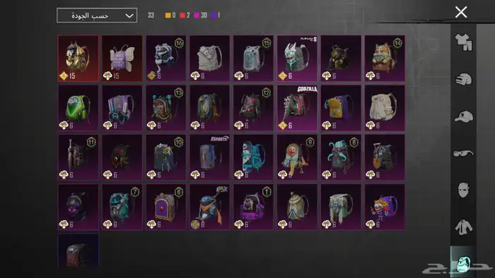 حساب ببجي 43