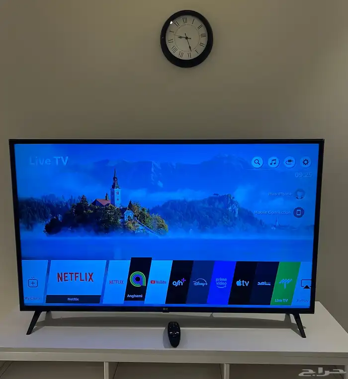 أرخص تلفزيون55بوصة من شركة LG SMART 4K بسعر 1100 0