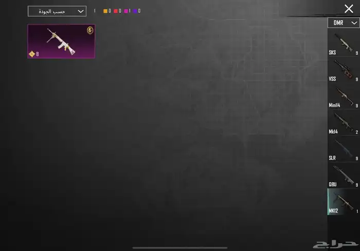 حساب ببجي نادر مستوى83 مع أسم ثلاثي عربي 46