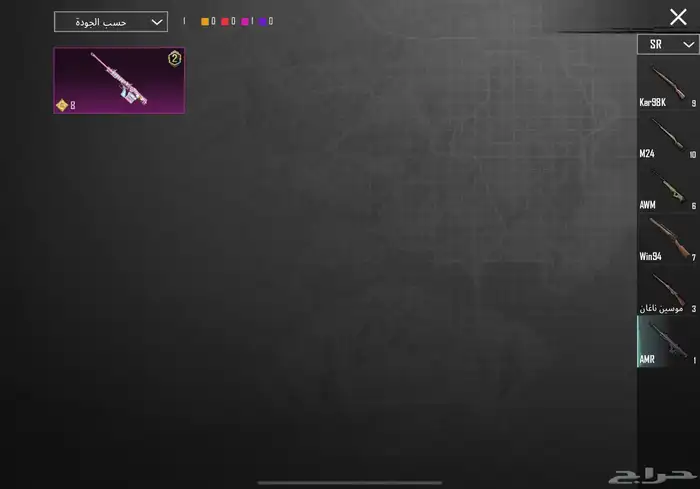 حساب ببجي نادر مستوى83 مع أسم ثلاثي عربي 33