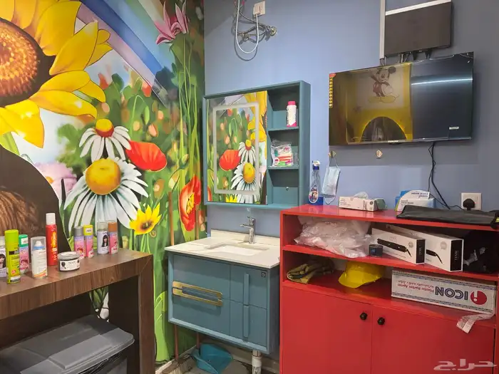 فرصه للتقبيل محل صالون حلاقه مخصص للأطفال ( أولاد بنات) 5