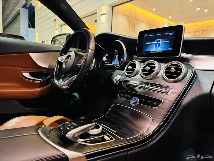 مرسيدس C200 كوبى فل كامل سعودي نظيف جدا 7