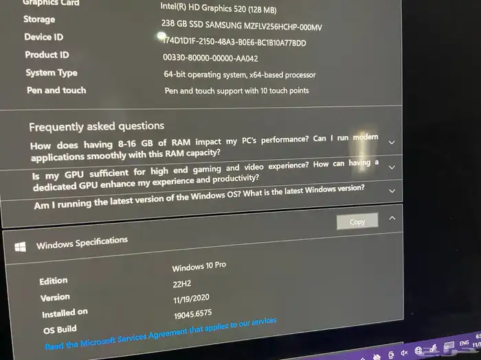مايكروسوفت سيرفس برو4 مجدد استعمال نظيف جدا الطاقة 97 2