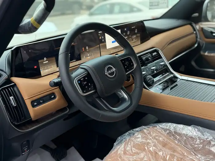 نيسان باترول بلاتينيوم 2026 تنفس طبيعي رمادي نظام 50-50 6