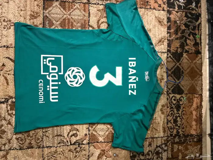 تشيرت نادي الاهلي الاخضر2026 طباعة ايبانيز 3 نضيف جدا 2