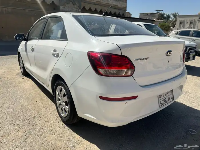 كيا بيجاس نص فل ممشى 63 الف لون ابيض مديل 2020 6