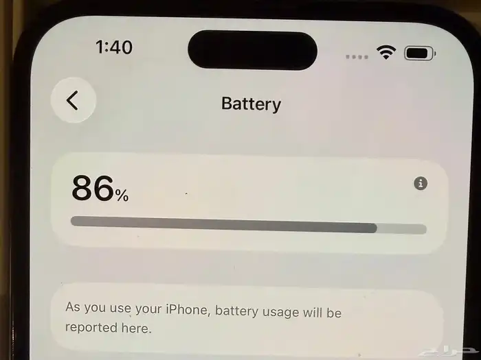 آيفون 14 برو ماكس 128 قيقا البطارية 86 نظيف للبيع 3