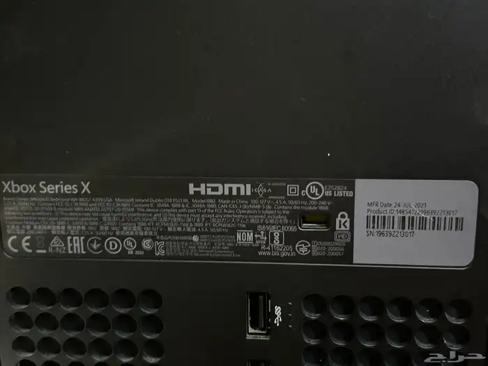 اكس بوكس مع يد ثنتين مجانا  وسلك شاحن وبطاريات اليد 4