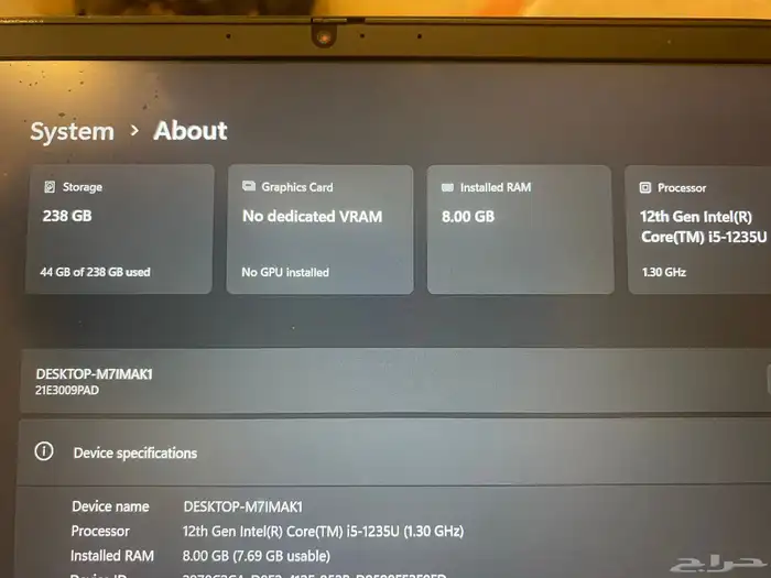 للبيع عاجل لينوفو ثنك باد 4