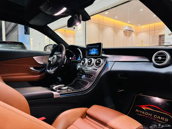 مرسيدس C200 كوبى فل كامل سعودي نظيف جدا 9