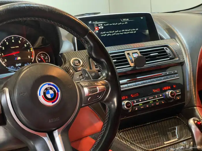 بي ام دبليو M6 2016 بحاله نظيفة جدا 11