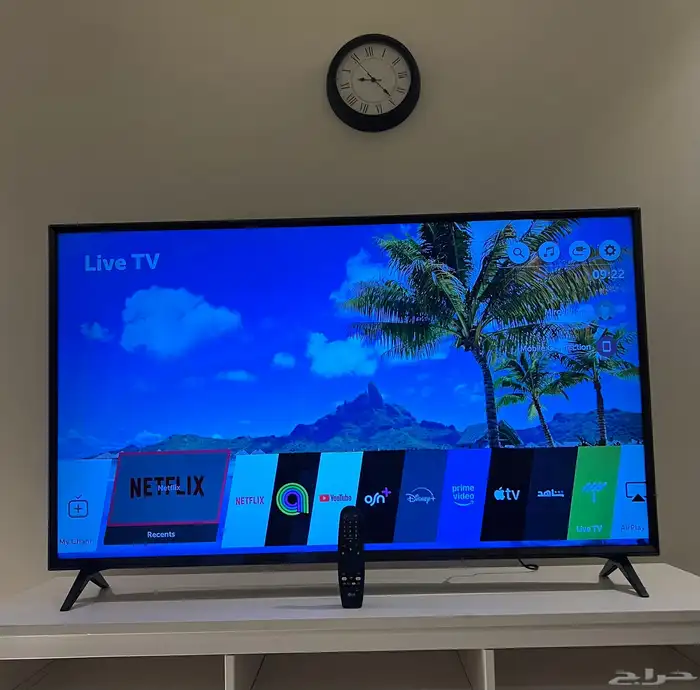 أرخص تلفزيون55بوصة من شركة LG SMART 4K بسعر 1100 1