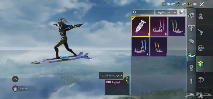 حساب ببجي نادر 9