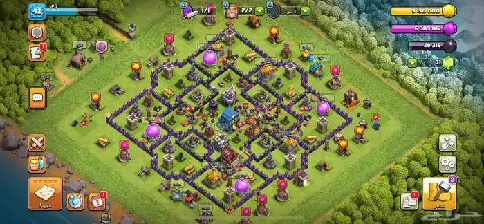 حساب كلاش للبيع 0