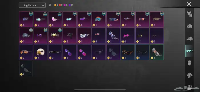 حساب ببجي نادر 32