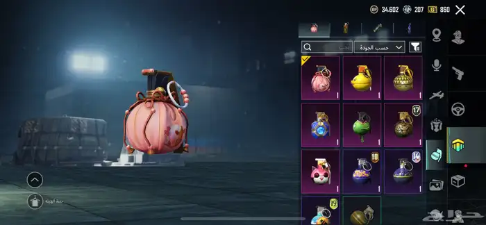 حساب ببجي نادر 3