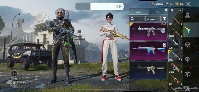 حساب ببجي نادر 20