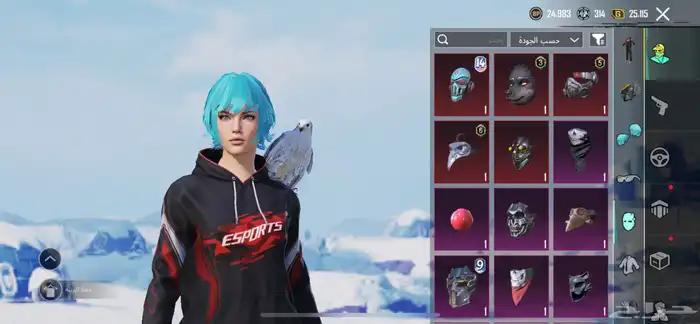 حساب ببجي 21