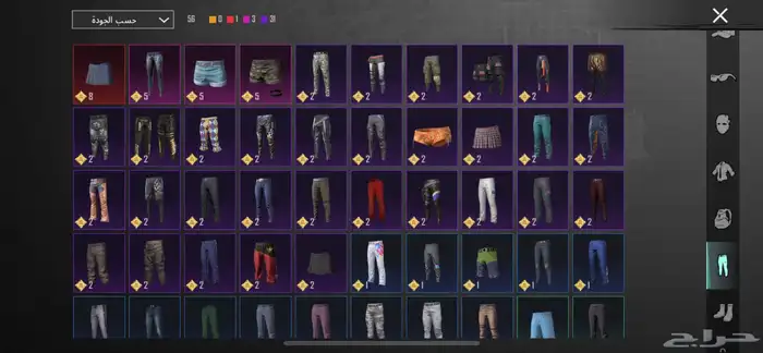 حساب ببجي نادر 26