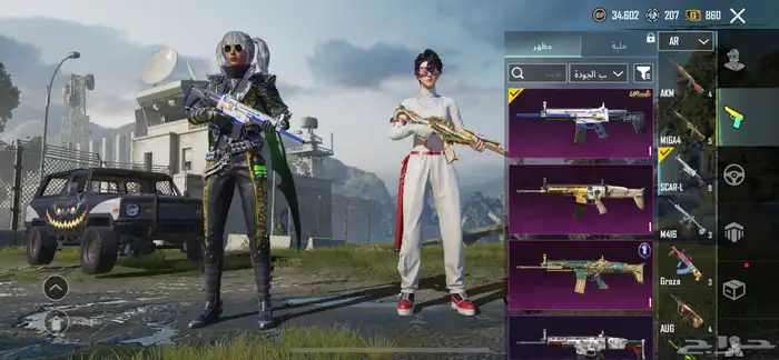 حساب ببجي نادر 21