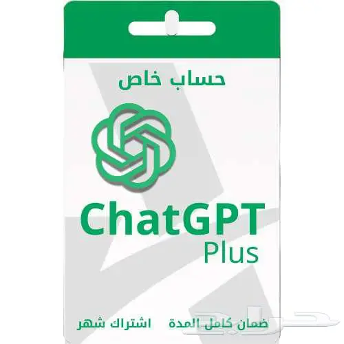 اشتراك ChatGPT Plus لمدة شهر حساب خاص 0