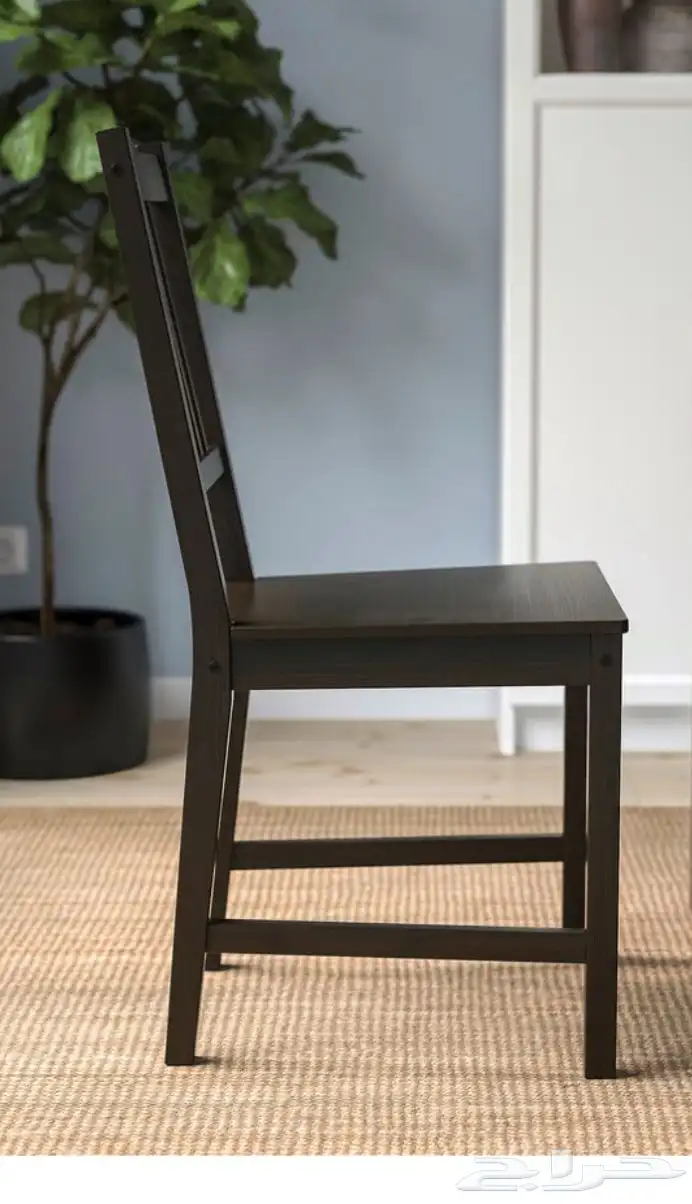 2 كرسي ايكيا بني-أسود للبيع 3