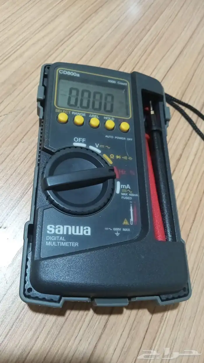 فولتميتر شركة sanwa موديل CS800a 0