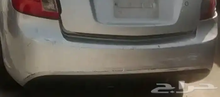 صدام كيا ريو خلفي بدون الربله السوده الي تحت لونه رصاصي 0