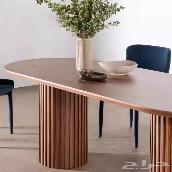 طاولة طعام روزا 8 أشخاص - بني 3