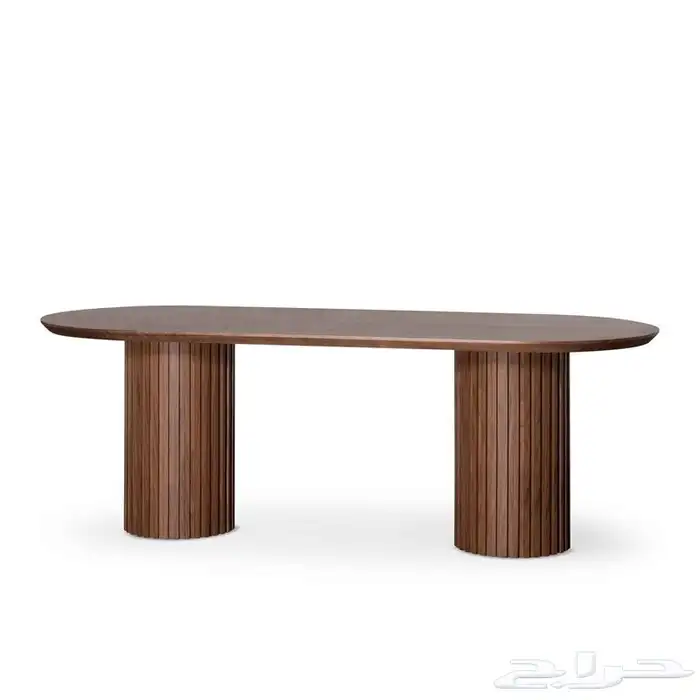 طاولة طعام روزا 8 أشخاص - بني 1