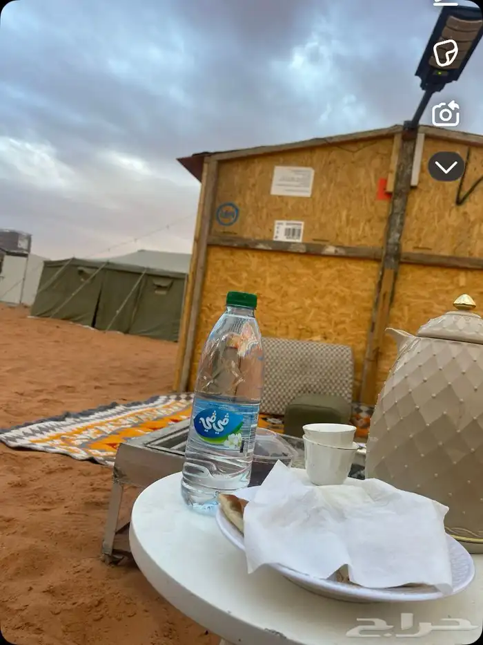 مخيم للإجار موقع مميز وهادئ وأجواء بريه 1