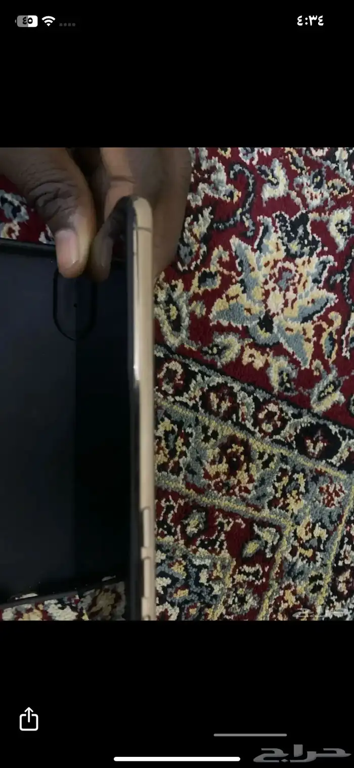 ايفون Xsخرده بس كل شي شغال إلى الشاشه 1