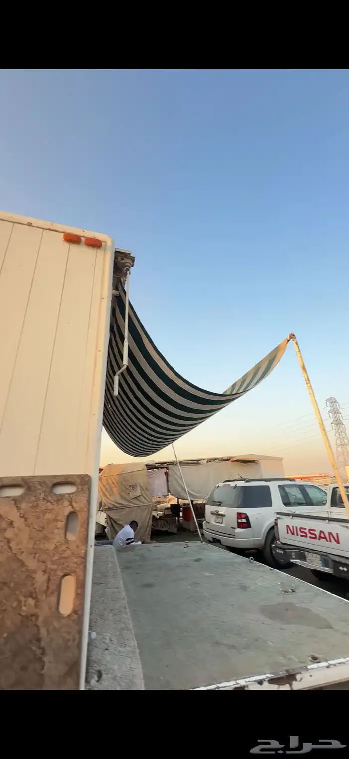 صندوق كرافان شاحنة جلسة ومكتب 12