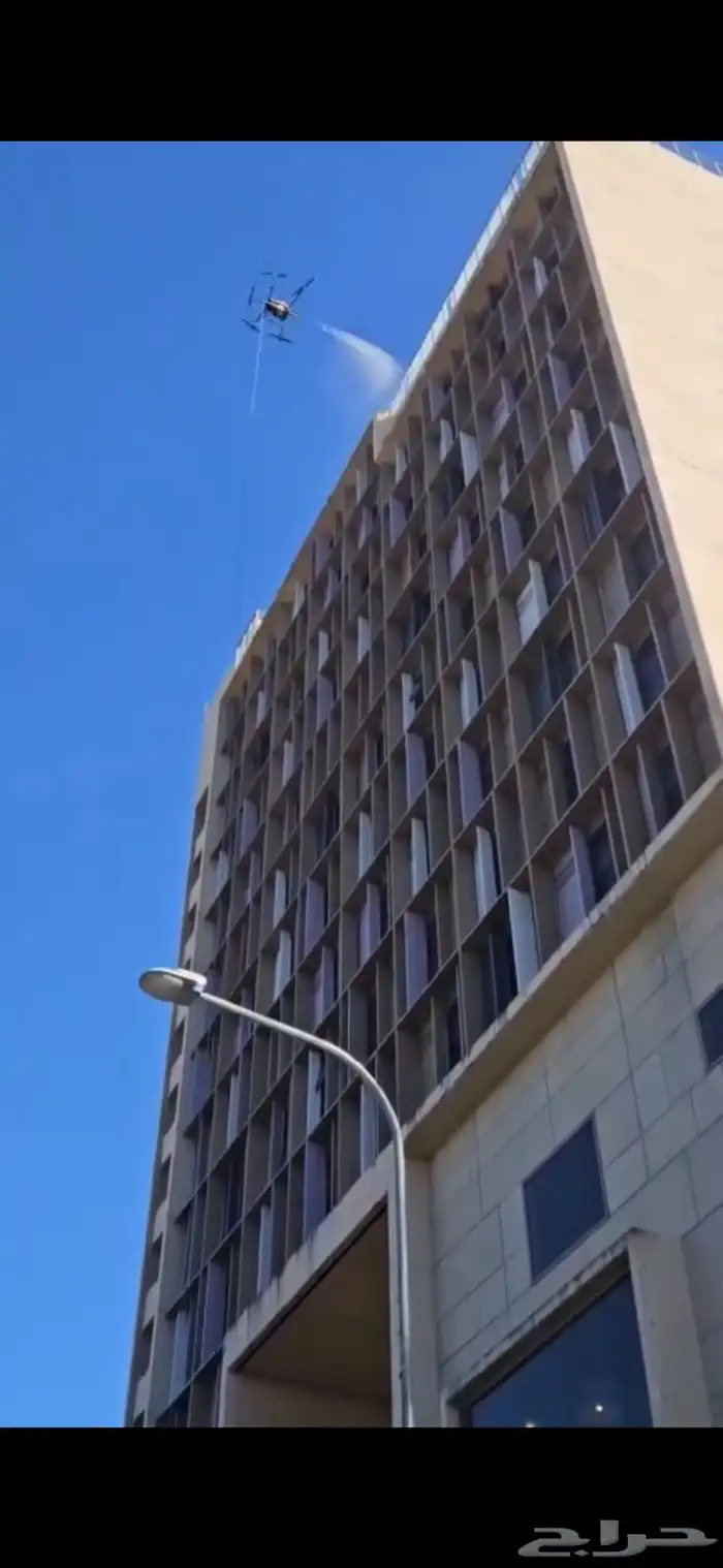 تنظيف واجهات باحدث الطرق باستخدام الدرون خلال 20دقيقة 2