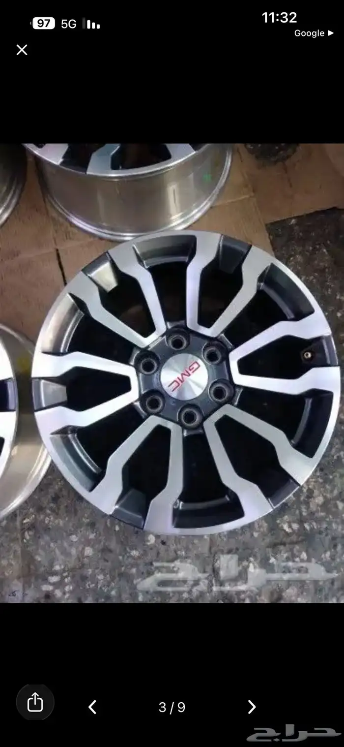 جنوط جمس سييرا AT4 اصلي وكاله شبه جديد مقاس 18 موديل 2023 1