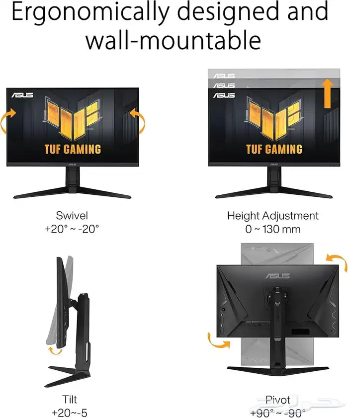 للبيع شاشة اسوس 27 بوصة (ASUS) الاحساء 3