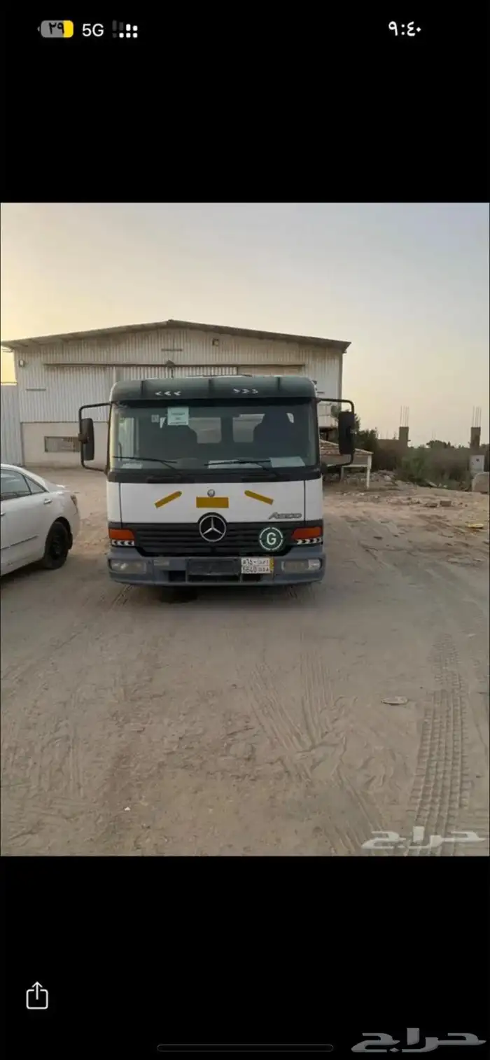 مرسيدس صهريج عادي موديل 2005 3
